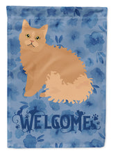Load image into Gallery viewer, Selkirk Rex Cat Welcome Flag Canvas House Size CK5056CHF