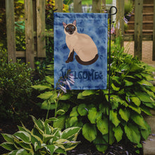 Load image into Gallery viewer, Siamese Traditional Cat Welcome Garden Flag - Outdoor Decorative Yard Flag CK5059GF