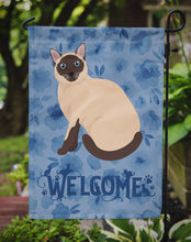 Load image into Gallery viewer, Siamese Traditional Cat Welcome Garden Flag - Outdoor Decorative Yard Flag CK5059GF