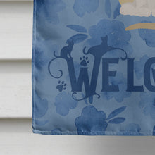 Load image into Gallery viewer, Singapura #2 Cat Welcome Flag Canvas House Size CK5062CHF