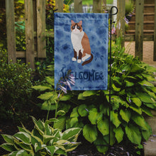 Load image into Gallery viewer, Snowshoe Cat Welcome Garden Flag - Outdoor Decorative Yard Flag CK5063GF