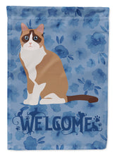 Load image into Gallery viewer, Snowshoe #2 Cat Welcome Garden Flag - Outdoor Decorative Yard Flag CK5064GF
