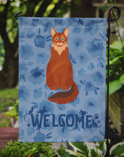 Load image into Gallery viewer, Somali Cat Welcome Garden Flag - Outdoor Decorative Yard Flag CK5065GF