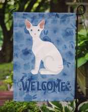 Load image into Gallery viewer, Sphynx Cat Welcome Garden Flag - Outdoor Decorative Yard Flag CK5066GF