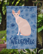 Load image into Gallery viewer, Sphynx #2 Cat Welcome Garden Flag - Outdoor Decorative Yard Flag CK5067GF