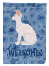 Load image into Gallery viewer, Sphynx #3 Cat Welcome Garden Flag - Outdoor Decorative Yard Flag CK5068GF