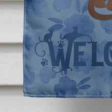 Load image into Gallery viewer, Suphalak Cat Welcome Flag Canvas House Size CK5069CHF