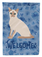 Load image into Gallery viewer, Tonkinese Cat Welcome Flag Canvas House Size CK5071CHF
