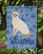 Load image into Gallery viewer, Tonkinese Cat Welcome Garden Flag - Outdoor Decorative Yard Flag CK5071GF