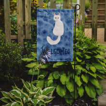 Load image into Gallery viewer, Turkish Angora Cat Welcome Garden Flag - Outdoor Decorative Yard Flag CK5073GF