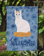Load image into Gallery viewer, Turkish Van Cat Welcome Garden Flag - Outdoor Decorative Yard Flag CK5074GF