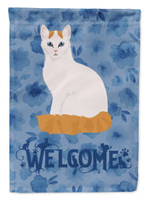 Load image into Gallery viewer, Turkish Van Cat Welcome Garden Flag - Outdoor Decorative Yard Flag CK5074GF