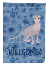 Load image into Gallery viewer, Ukrainian Levkoy Cat Welcome Garden Flag - Outdoor Decorative Yard Flag CK5075GF