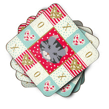 Load image into Gallery viewer, American Curl Cat Love Coasters - Set of 4 Lightweight Foam, Absorbent Drink Coasters  CK5080FC