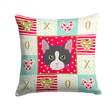 Load image into Gallery viewer, American Polydactyl Cat Love Throw Pillow - 14x14 Decorative Pillow – Art for Your Home &amp; Patio CK5081PW1414