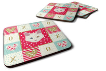 Load image into Gallery viewer, Aphrodite Giant Cat Love Coasters - Set of 4 Lightweight Foam, Absorbent Drink Coasters  CK5084FC