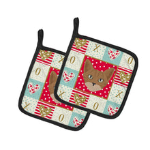 Load image into Gallery viewer, Australian Mist Cat Love Pot Holders - Set of 2 - Heat-Resistant Kitchen Essentials CK5086PTHD