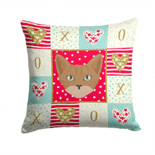 Load image into Gallery viewer, Australian Mist Cat Love Throw Pillow - 14x14 Decorative Pillow – Art for Your Home &amp; Patio CK5086PW1414