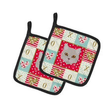 Load image into Gallery viewer, Brazilian Semi Longhair Cat Love Pot Holders - Set of 2 - Heat-Resistant Kitchen Essentials CK5094PTHD