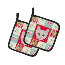 Load image into Gallery viewer, Burmilla Cat Love Pot Holders - Set of 2 - Heat-Resistant Kitchen Essentials CK5097PTHD