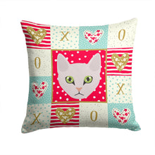 Load image into Gallery viewer, Burmilla Cat Love Throw Pillow - 14x14 Decorative Pillow – Art for Your Home &amp; Patio CK5097PW1414