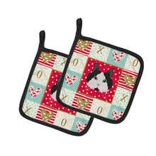 Load image into Gallery viewer, Cymric #2 Cat Love Pot Holders - Set of 2 - Heat-Resistant Kitchen Essentials CK5109PTHD