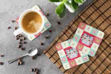 Load image into Gallery viewer, Foldex Exotic Fold Cat Love Coasters - Set of 4 Lightweight Foam, Absorbent Drink Coasters  CK5118FC