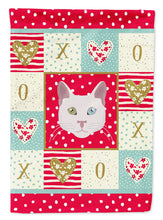 Load image into Gallery viewer, Khao Manee Cat Flag Canvas House Size CK5123CHF