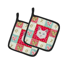 Load image into Gallery viewer, Khao Manee Cat Love Pot Holders - Set of 2 - Heat-Resistant Kitchen Essentials CK5123PTHD