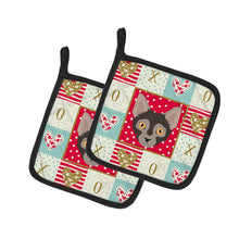 Load image into Gallery viewer, Lykoi Cat Love Pot Holders - Set of 2 - Heat-Resistant Kitchen Essentials CK5128PTHD