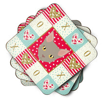 Load image into Gallery viewer, Malayan Cat Love Coasters - Set of 4 Lightweight Foam, Absorbent Drink Coasters  CK5130FC