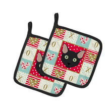 Load image into Gallery viewer, Mandalay Cat Love Pot Holders - Set of 2 - Heat-Resistant Kitchen Essentials CK5131PTHD