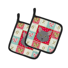 Load image into Gallery viewer, Nebelung Cat Love Pot Holders - Set of 2 - Heat-Resistant Kitchen Essentials CK5136PTHD