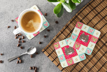 Load image into Gallery viewer, Norwegian Forest Cat Love Coasters - Set of 4 Lightweight Foam, Absorbent Drink Coasters  CK5137FC