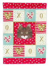 Load image into Gallery viewer, Norwegian Forest Cat Garden Flag - Outdoor Decorative Yard Flag CK5137GF