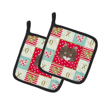 Load image into Gallery viewer, Norwegian Forest Cat Love Pot Holders - Set of 2 - Heat-Resistant Kitchen Essentials CK5137PTHD