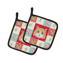 Load image into Gallery viewer, Oregon Rex Cat Love Pot Holders - Set of 2 - Heat-Resistant Kitchen Essentials CK5140PTHD