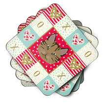 Load image into Gallery viewer, Scottish Straight Cat Love Coasters - Set of 4 Lightweight Foam, Absorbent Drink Coasters  CK5159FC