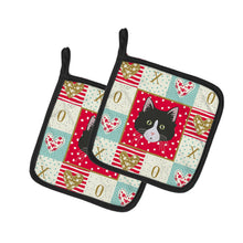 Load image into Gallery viewer, Siberian Forest Cat Love Pot Holders - Set of 2 - Heat-Resistant Kitchen Essentials CK5164PTHD