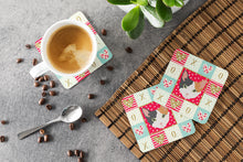 Load image into Gallery viewer, Skookum Cat Love Coasters - Set of 4 Lightweight Foam, Absorbent Drink Coasters  CK5166FC