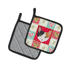 Load image into Gallery viewer, Skookum Cat Love Pot Holders - Set of 2 - Heat-Resistant Kitchen Essentials CK5166PTHD