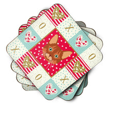 Load image into Gallery viewer, Somali Cat Love Coasters - Set of 4 Lightweight Foam, Absorbent Drink Coasters  CK5169FC