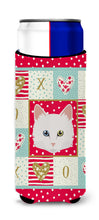 Load image into Gallery viewer, Turkish Angora Cat   Hugger for slim cans CK5175MUK