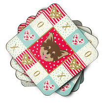 Load image into Gallery viewer, Chihuahua Love Coasters - Set of 4 Lightweight Foam, Absorbent Drink Coasters  CK5190FC