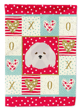 Load image into Gallery viewer, Coton de Tulear Flag Canvas House Size CK5192CHF