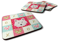 Load image into Gallery viewer, Danish Spitz Love Coasters - Set of 4 Lightweight Foam, Absorbent Drink Coasters  CK5194FC