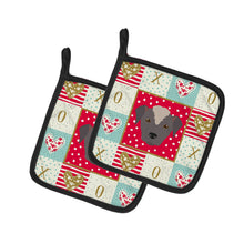 Load image into Gallery viewer, Ecuadorian Hairless Dog Love Pot Holders - Set of 2 - Heat-Resistant Kitchen Essentials CK5195PTHD
