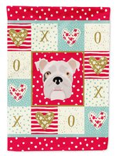 Load image into Gallery viewer, English Bulldog Flag Canvas House Size CK5197CHF