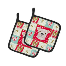 Load image into Gallery viewer, English Bulldog Love Pot Holders - Set of 2 - Heat-Resistant Kitchen Essentials CK5197PTHD