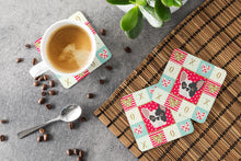 Load image into Gallery viewer, French Bulldog Love Coasters - Set of 4 Lightweight Foam, Absorbent Drink Coasters  CK5200FC